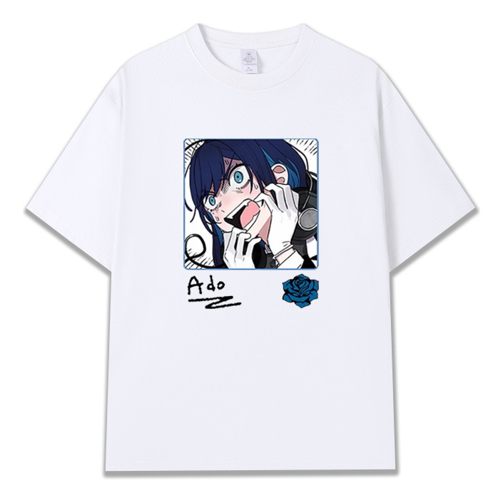 Camiseta De Manga Curta Ado Singer Redhead Singer Around Wil