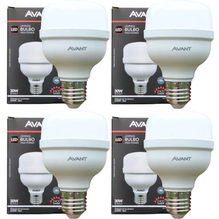 Kit 4 Lâmpadas LED Avant 30W Bulbo High Power Luz Branca 6500K Bivolt Econômicas e Duráveis em Oferta na Shopee