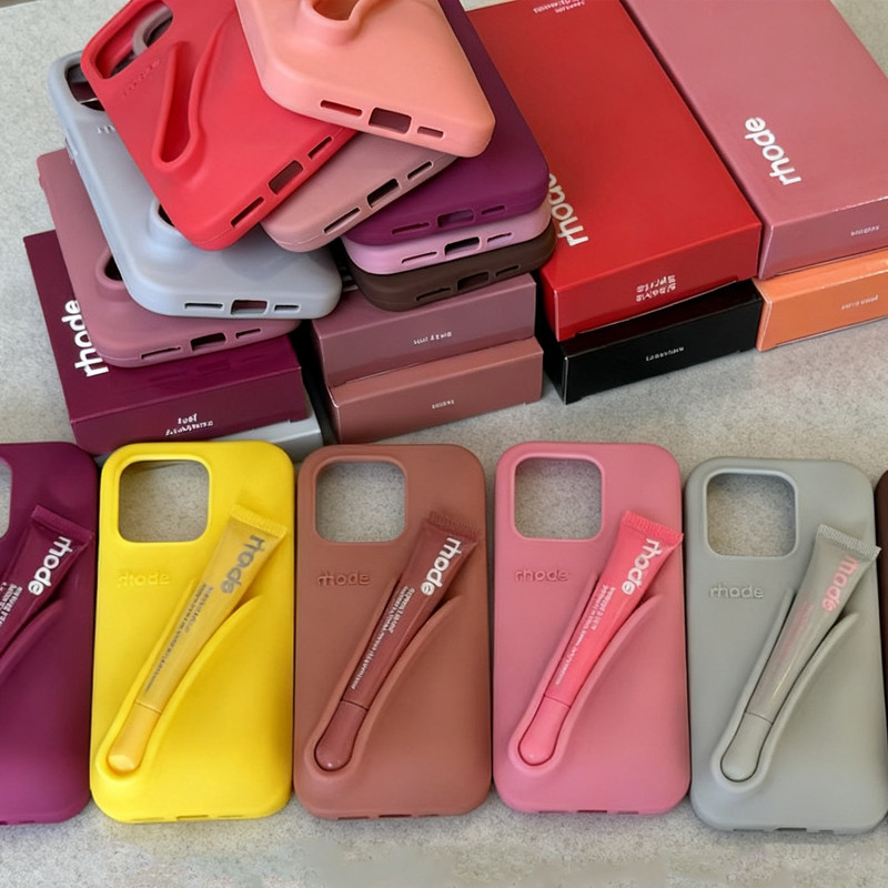 Rhode Sem Brilho Labial Caso Para IPhone 17 ProMax Ar 11 12 13 14