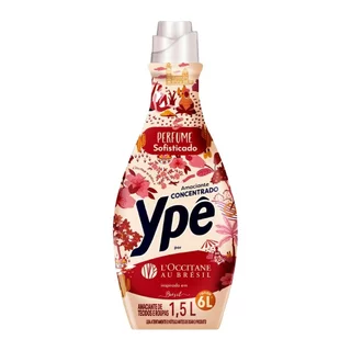 Amaciante Ypê Concentrado L'Occitane au Brésil 1,5L - Embalagem com 9 Unidades em Oferta na Shopee