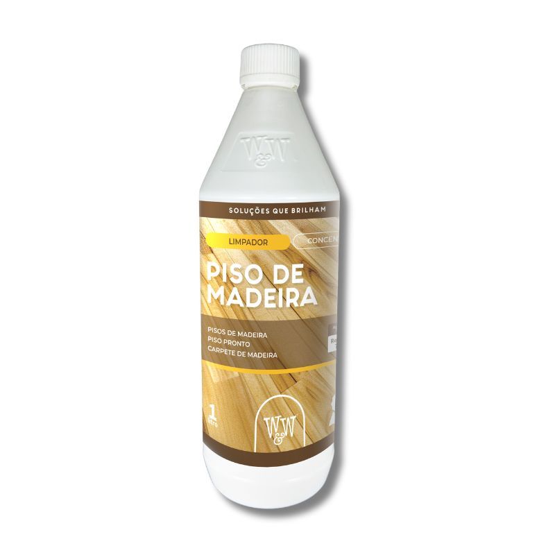 Limpador Concentrado Para Piso De Madeira Taco Manutenção W&w 1L ...