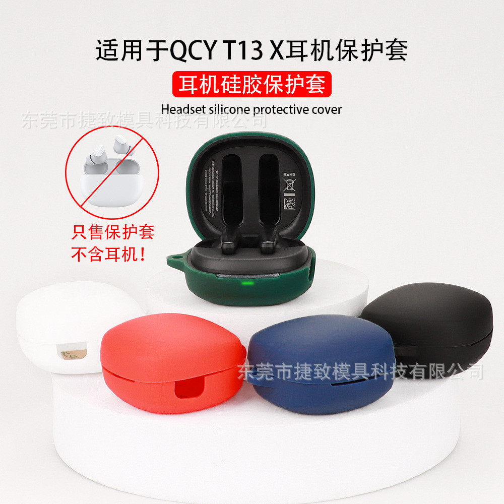 Adequado para QCY T13 X fone de ouvido capa protetora silicone macio ...
