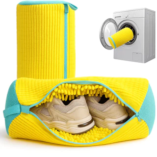 Kit 1/2 Sacos De Lavagem para Sapatos Máquina de Lavar