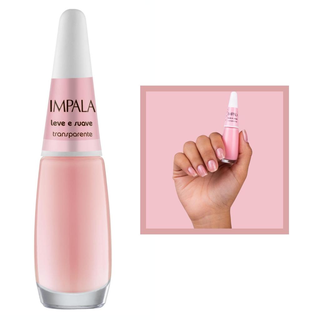 Esmalte Impala Leve E Suave Transparente 7,5ML | Shopee Brasil