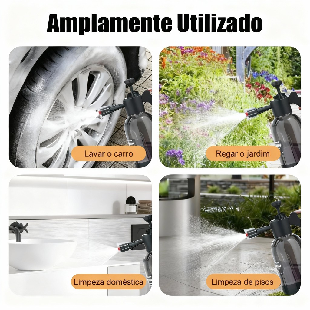 Pulverizador de Alta Pressão SnowUp Para Lavagem Automotiva