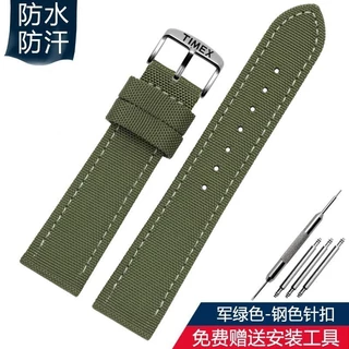 11/9 ✈ (bolanxun) Compatível Com Pulseira De Relógio De Nylon TIMEX TW4B14200/T49963 Lona 20 Mm