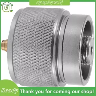 Adaptador De Fogão De Acampamento 1LB Propano Entrada De Tanque Pequeno E Uma Válvula Lindal Saída EN417 Cilindro Extern