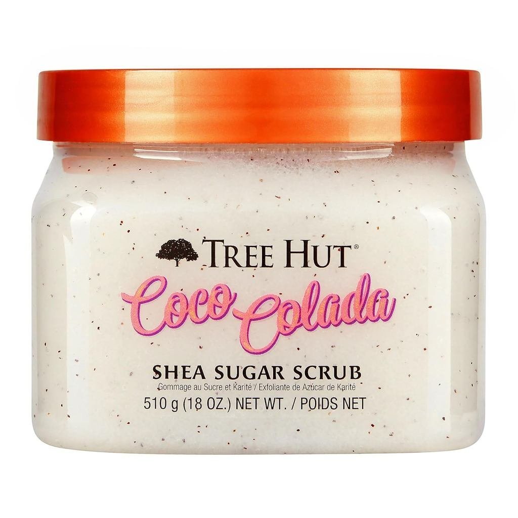 Tree Hut Esfoliante de Açúcar de Karité Coco Colada, 18 oz, Esfoliante ...