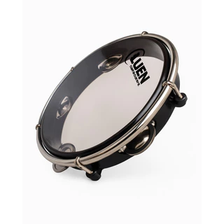 Pandeiro Luen 8 Junior Pele Cristal Abs Platinelas De Inox Cor Preto em Oferta na Shopee