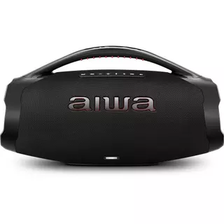 Caixa de Som Boombox AIWA - Bluetooth, 3 vias, IP66, AWS-BBS-01-B