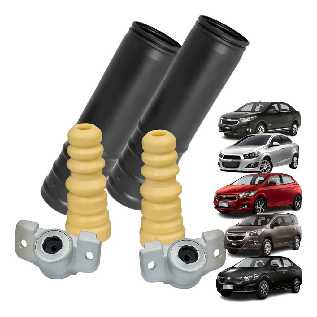 Kit Coxim Traseiro Lado Direito e Esquerdo Onix Cobalt Novo Prisma ...