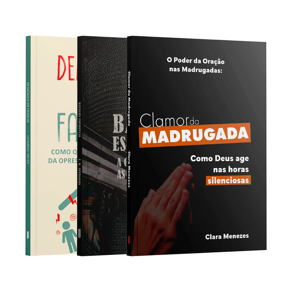 Kit Clamor e Libertação | Clamor da Madrugada + Demônios da Familia ...