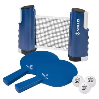 Kit Completo Tênis de Mesa Ping Pong Com 2 Raquetes e 3 bolas Rede Retrátil