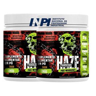 2 Haze Hardcore Nutricost 200gr - Pré treino Premium