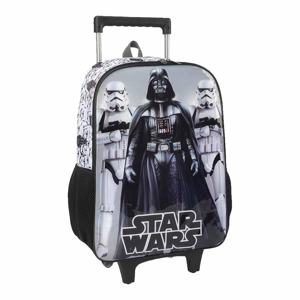 Mochila de Rodinhas Star Wars Branco IC38162ST Luxcel - UN | Shopee Brasil