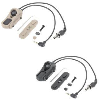 Acionador Tático de Lanterna com Cabo Duplo – Plug SF e 2.5mm