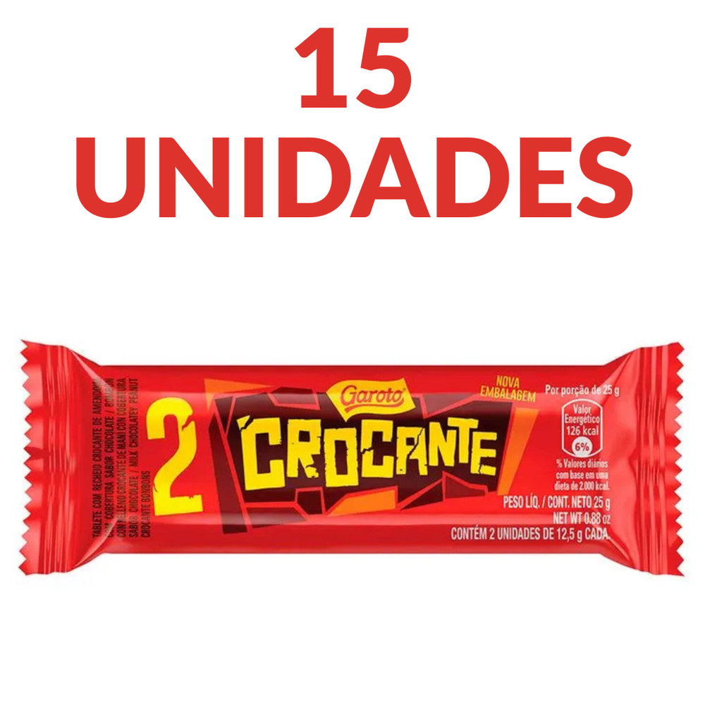Chocolate Crocante 33g Chocolate ao Leite com Flocos de Arroz