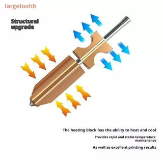 [largeloohb] 1 Unidade De Acessórios Para Impressora 3d Novos Bico Flashforge Ad5x Endurecido 0.25 0.4 0.6 0.8 Adverture