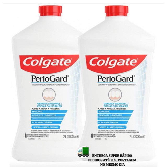 Enxaguante Bucal Periogard 2 Litros - Colgate 1un Gengiva Inflamada ...
