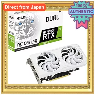ASUS Placa de Vídeo Dual Radeon RTX3060 TI OC edition 8GB GDDR6X DUAL-RTX3060TI-O8GD6X-WHITE
