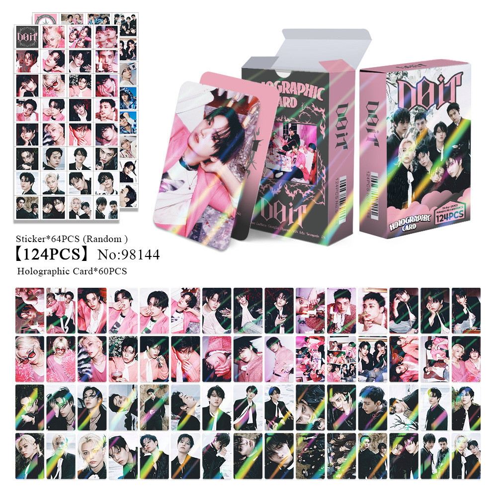 124 Pçs/set Kpop Idol STRAYKIDS 2026 DO IT ablum laser post