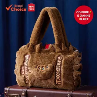 MINISO Harry Potter Série - Monstros Do Livro de Monstros Bolsa de Pelúcia Estilosa Presente 30 Cm × 22 cm