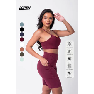 Kit Conjunto Academia Short Bolso Cós Alto Top Duplo e Top alçinha Zero Transparencia Moda Feminina em Oferta na Shopee
