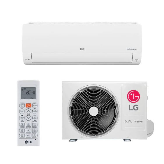 Ar Condicionado Hi Wall LG Dual Inverter Voice AI 24.000 Btus Quente e Frio 220v R-32
