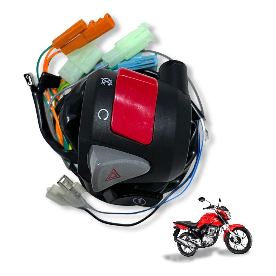 Punho Chave SETA Partida Cb500 Adaptado HONDA Titan/Fan/Start 160 ...