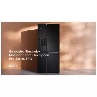 Refrigerador French Door Pro Series Electrolux de 04 Portas Frost Free com 541 Litros FlexiSpace Black - IQ8IB em Oferta na Shopee