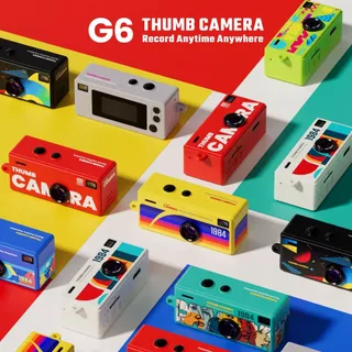 Câmera Ultra Thumb G6 Alta Definição 1080P Ângulo Amplo Pingente Portátil - Artefato Fotográfico Portátil, Adequado em Oferta na Shopee