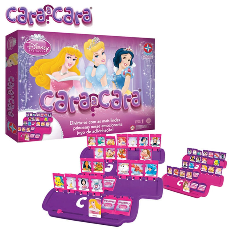 Jogo Cara A Cara Princesas Disney - Estrela | Shopee Brasil