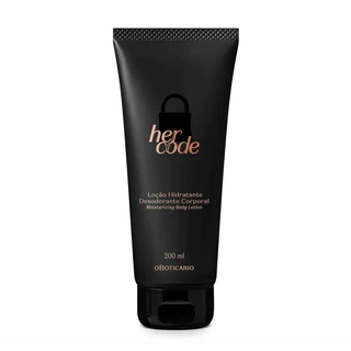 Her Code Loção Hidratante Corporal 200ml - O Boticário