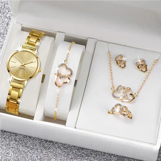 Novo Relógio Digital Para Mulheres Conjunto Moda Casual Luxo Brilhante em Oferta na Shopee