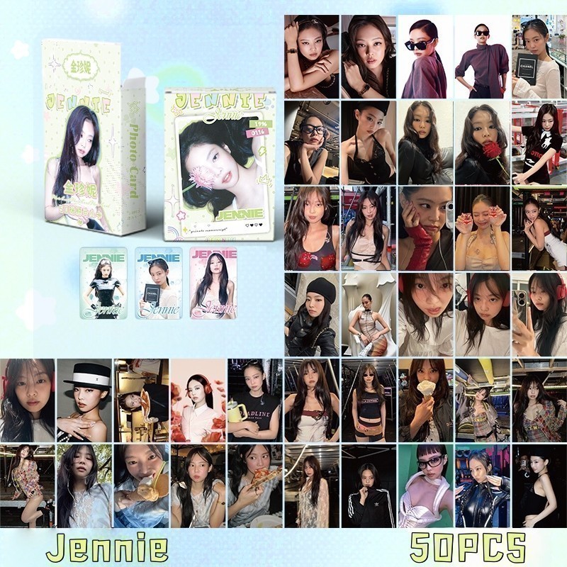 55pcs/box BLACK PINK BP Jennie Ruby photocards 2022 Weleoming