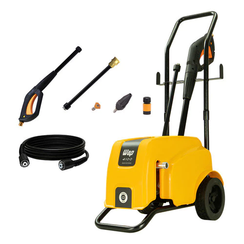 Lavadora De Alta Pressão Profissional Indução Wap 4100 Turbo 60 Hz Amarelo 127v