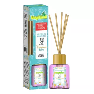 Difusor de Ambientes Premium Mogilândi Baby  250ml em Oferta na Shopee