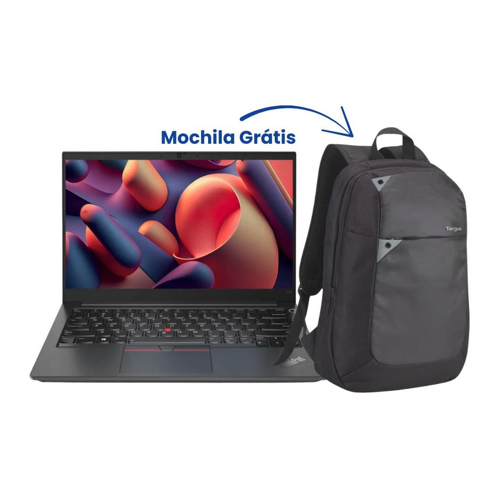 Lenovo ThinkPad E14 14" (+ Brinde Mochila Targus)- Intel Core i5 (10ª Geração), FullHD, 8GB RAM, SSD 256GB