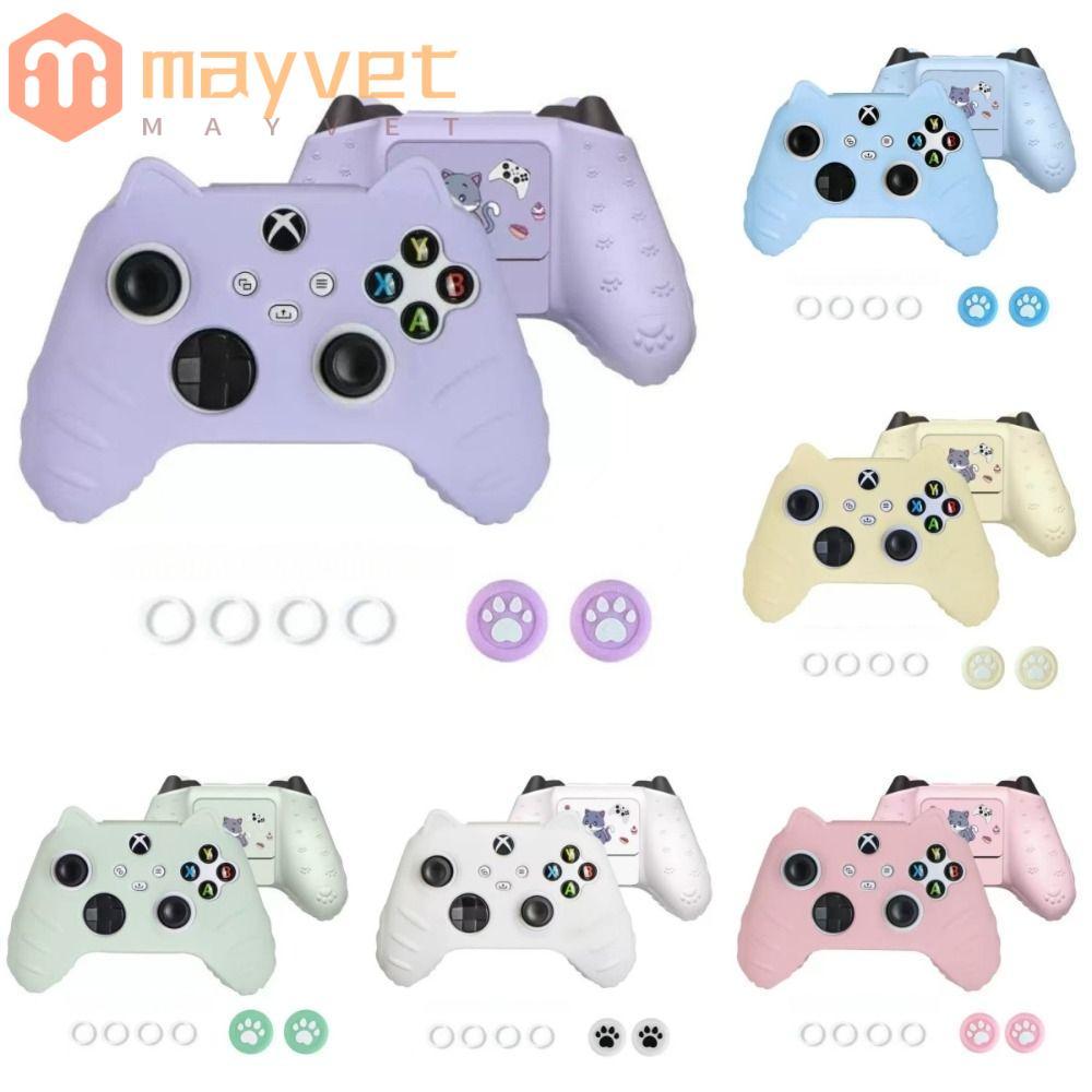 Protetor De Controlador MAYVET , Capa Antiderrapante Para Polegar Com Design De Gato , Anti-Queda Xbox Series