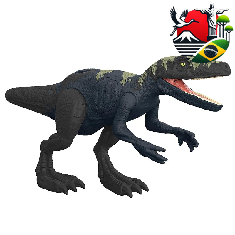 Mattel Jurassic World Damage! Glowing Herrera-saurus [Dinosaur Toy ...