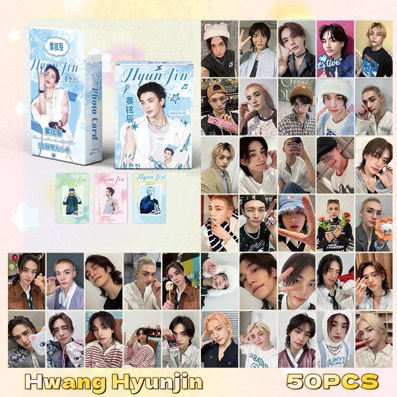50-119pcs STRAY KIDS ATE Holographic Laser Lomo cards Lose My