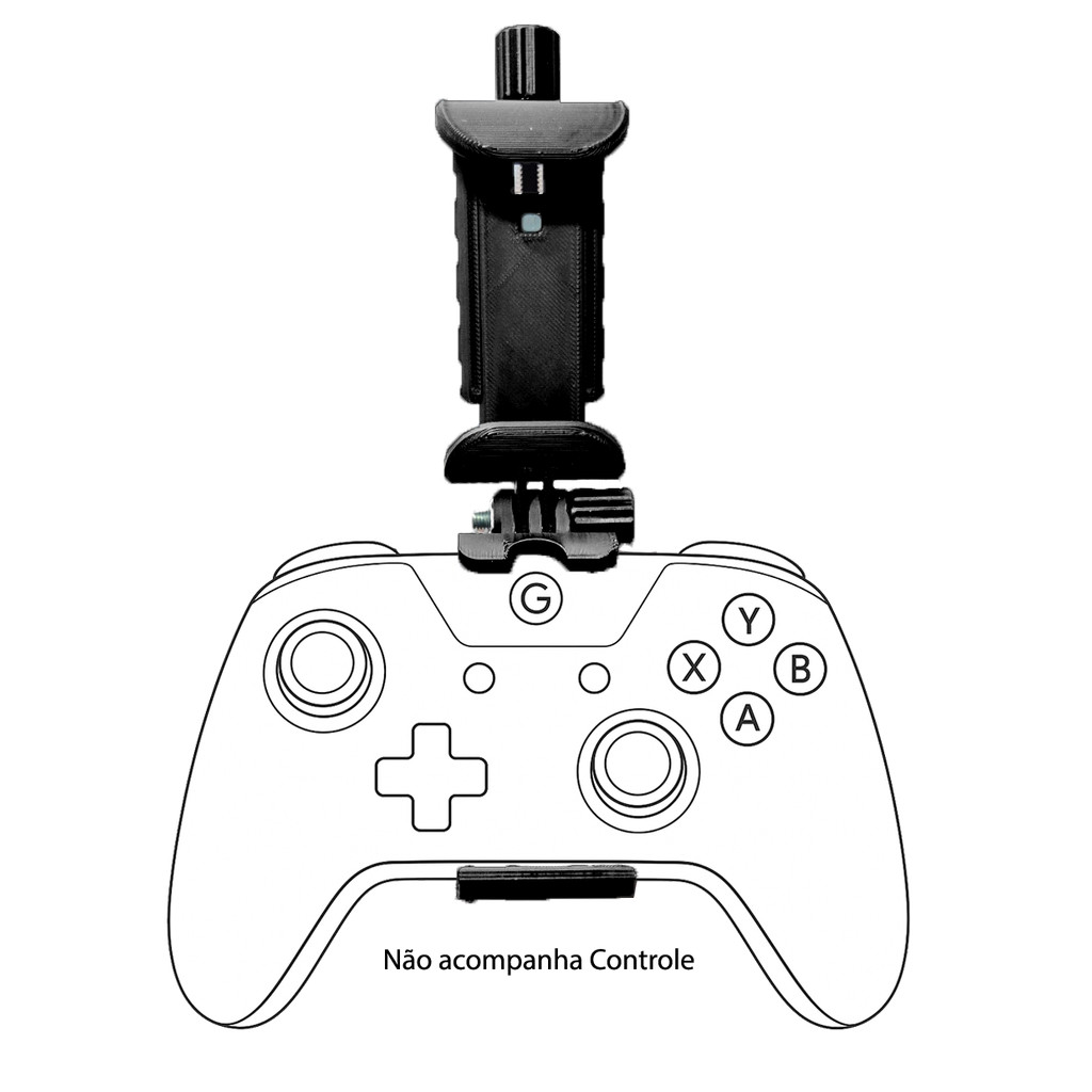 Suporte para celular controle Gamesir T4 Nova Lite