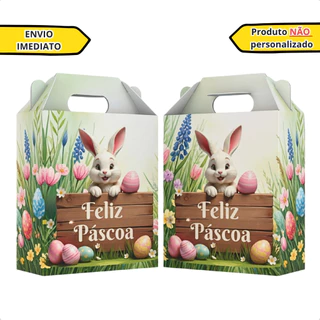 Lembrancinha Pascoa Coelhinho Maletinha Aniversario Festa infantil Presente PEGUE E MONTE em Oferta na Shopee