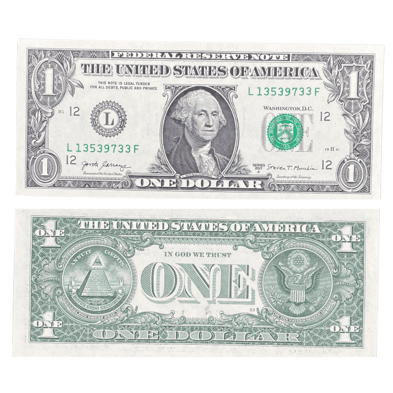 CÉDULA - 1 DÓLAR - ESTADOS UNIDOS (1963 - 2021) | Shopee Brasil