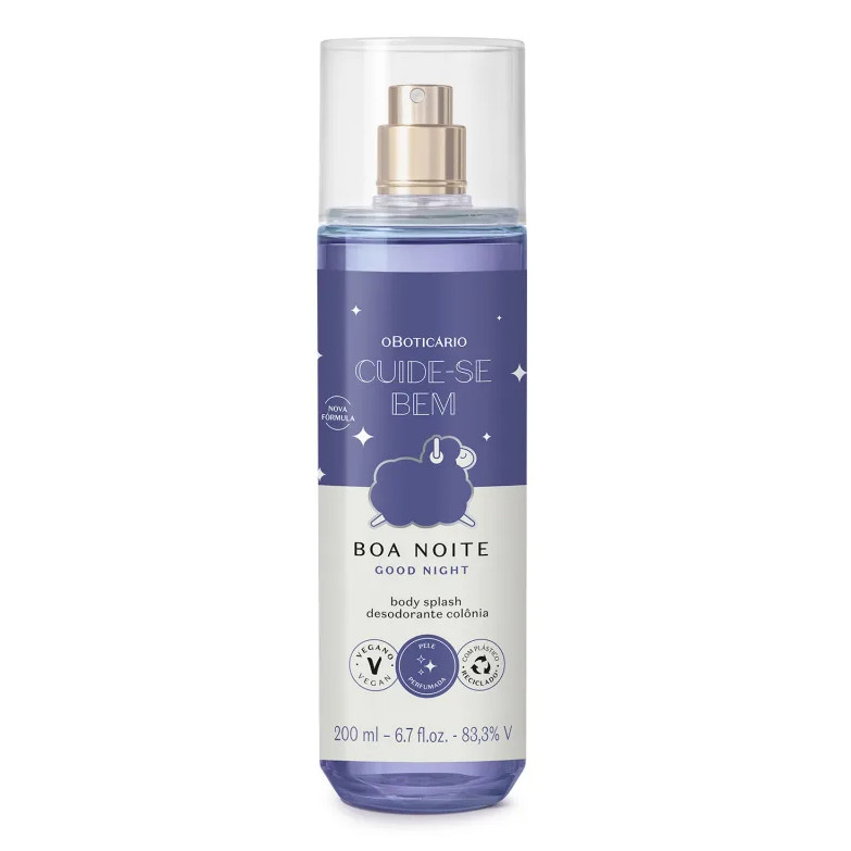 Body Splash Colônia Cuide-se Bem Boa Noite 200ml - O Boticário em Oferta na Shopee