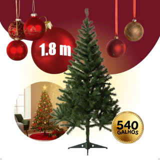 Árvore de Natal de Luxo | Pinheiro Decorado com 540 Galhos - Decoração de Natal Elegante
