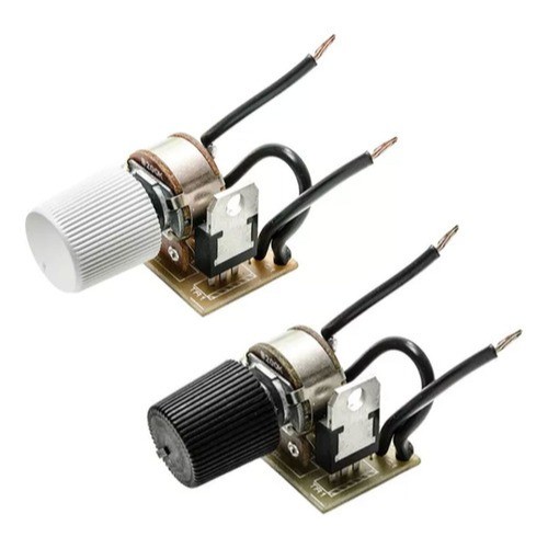 Dimmer Eletrônico Universal 400W Bivolt com Liga/Desliga – Controle de Luz Rotativo