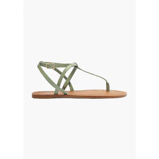 Sandália Rasteira Slim Cross em Oferta na Shopee