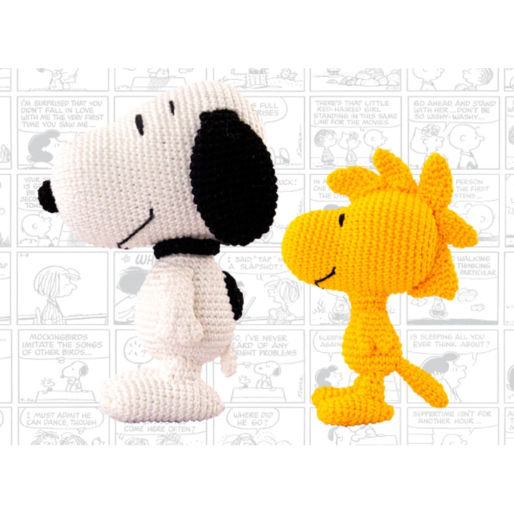 Snoopy e Amigos Kit Amigurumi Círculo | Shopee Brasil