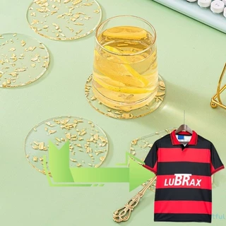 Suporte para Flocos de Folha de Ouro, Redondo, Hexágono, Acrílico Transparente, Almofada para Flocos, Isolamento Térmico